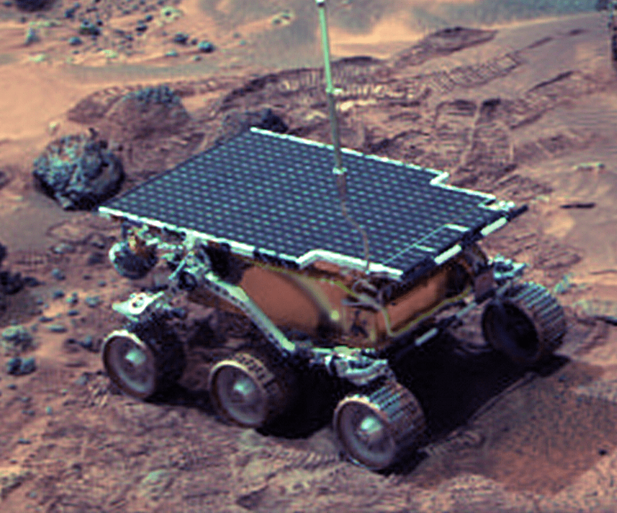 <p><strong>Sodžerner je robot</strong> koji istražuje <strong>povr&scaron;inu Marsa</strong>. Programiran je tako da vidi prepreke i zaobiđe ih.</p>
<p>Poznat je po tome &scaron;to je bio prvo vozilo koje je istraživalo povr&scaron;inu druge planete. Lansiran je 4. decembra 1996. godine, a poslednji put je poslao signal 27. septembra 1997. godine.</p>