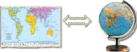 globus karta Geografska karta i njen sadržaj globus karta
