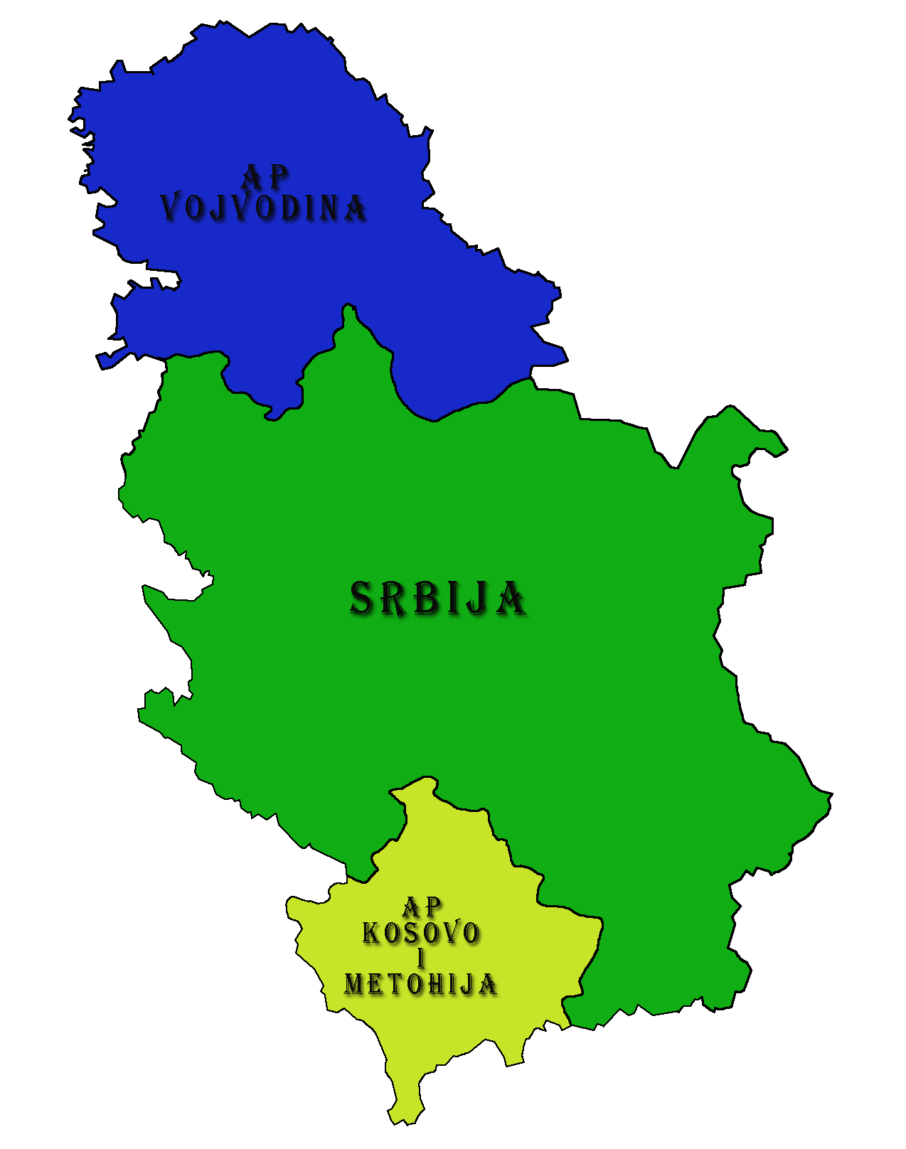 Republika Srbija - Mind Map